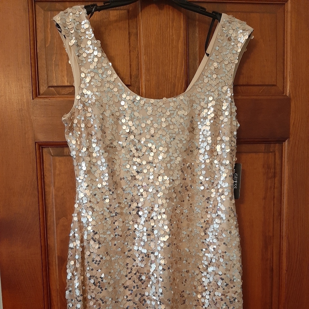 Guess Lori Dress in champagne